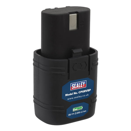 Sealey Power Tool Battery 8V 2Ah Lithium-ion for CPG8V CPG8VBP Sealey  - Dynamic Drive