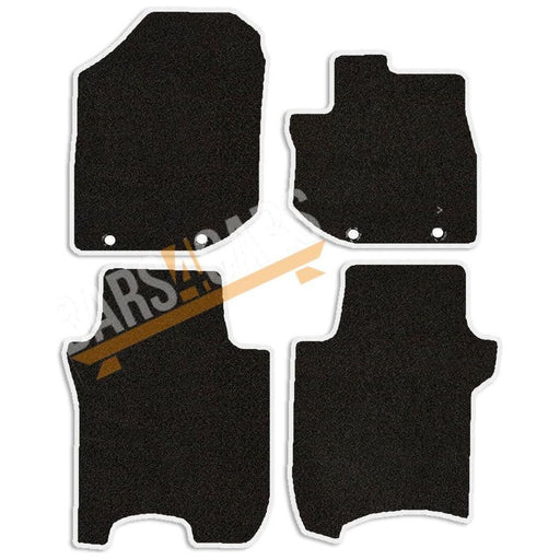 Tailored White Trim Carpet Mats Honda Jazz 11-15 + Clips 11 12 13 14 15 UKB4C  - Dynamic Drive