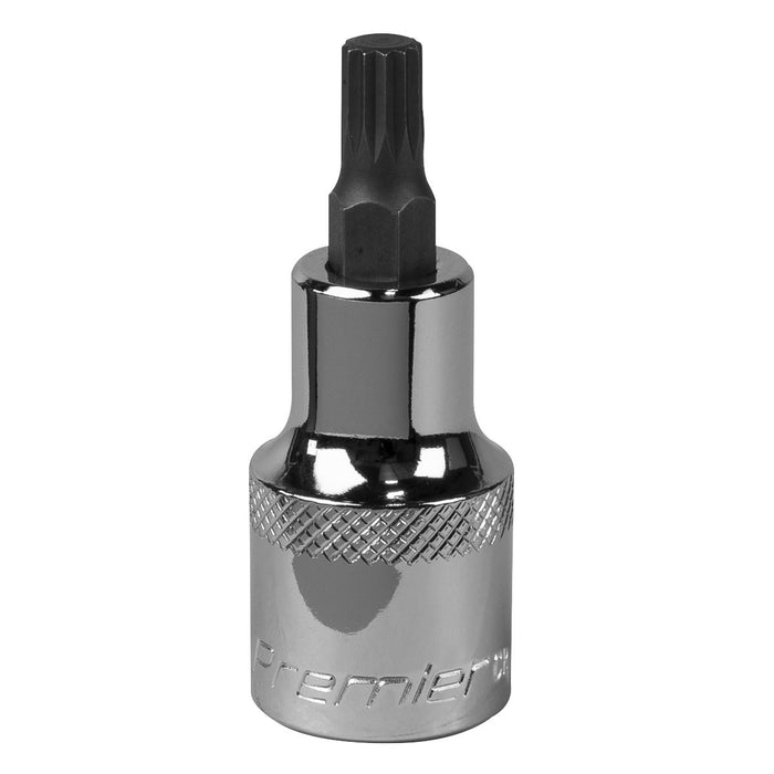 Sealey Spline Socket Bit M7 1/2"Sq Drive SBS012