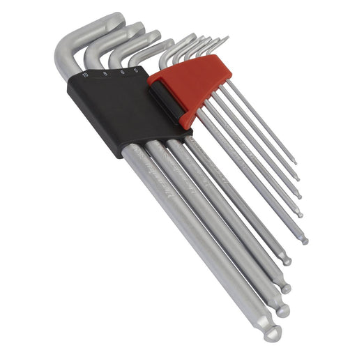 Sealey Ball-End Hex Key Set 9pc Lock-Onï Metric AK7180 Sealey  - Dynamic Drive