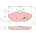 Genuine TRW Brake Pads (Rear) (R90) GDB1398 TRW  - Dynamic Drive