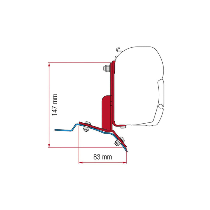 Fiamma Adapter Kit Ford Custom