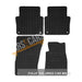 Tailored Rubber Mats fits Audi  A8 Quattro 03 2004 2005 2006 2007 2008 2009 2010 UKB4C  - Dynamic Drive