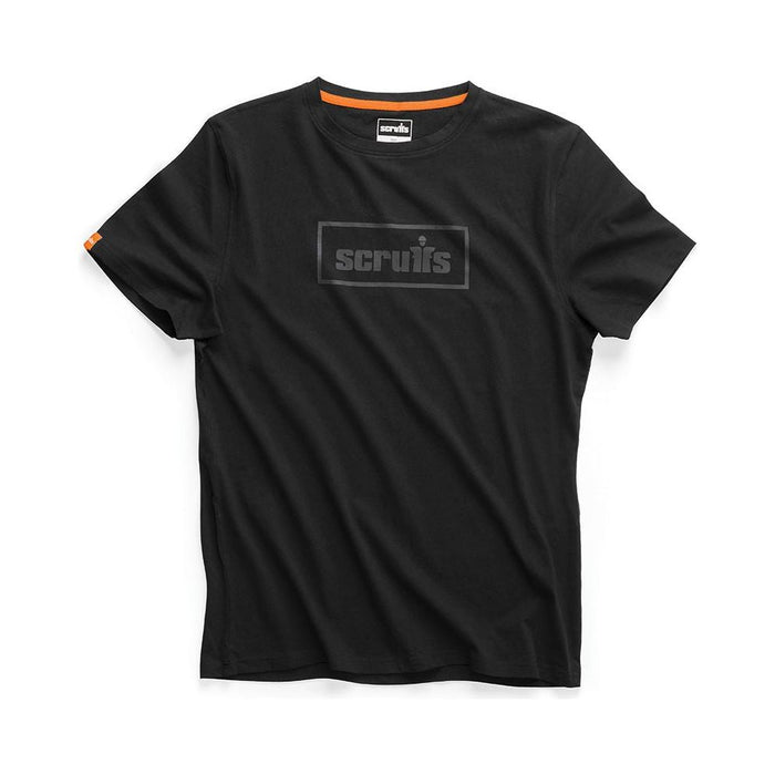 Scruffs Sedona Organic Logo T-Shirt Black XL Scruffs  - Dynamic Drive