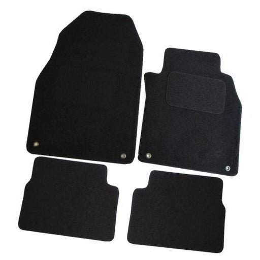 Fully Tailored Black Carpet Car Mats for Saab 9-3 98-02 Set of 4 With 4 Clips UKB4C  - Dynamic Drive