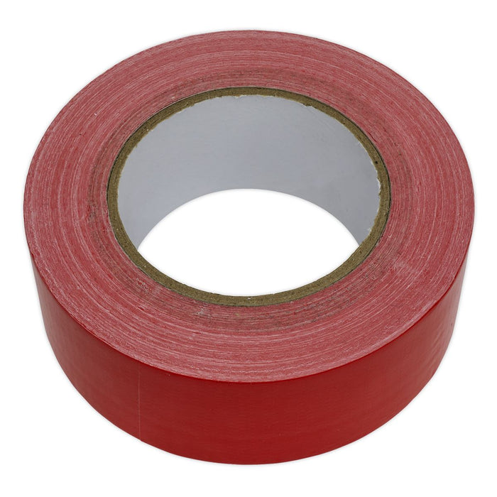 Sealey Duct Tape 50mm x 50m Red DTR Sealey  - Dynamic Drive