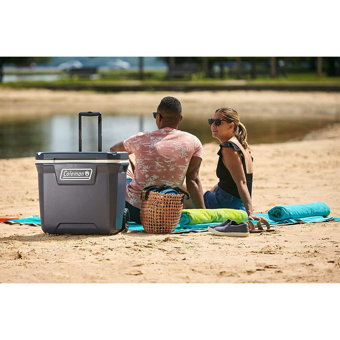 Coleman 47L Cooler Xtreme Wheeled 50QT Picnic Camping BBQ Cool Box Coleman  - Dynamic Drive