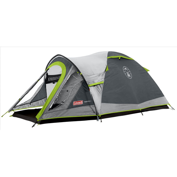 Coleman Tent 2 Person Darwin 2+ Grey Outdoors Camping Festival Dome Coleman  - Dynamic Drive