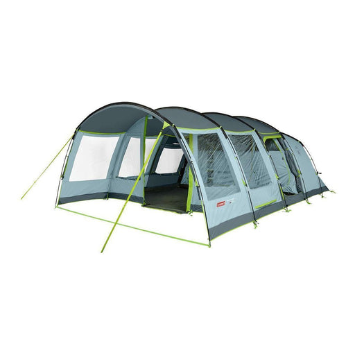 Coleman Tunnel Tent Meadowood 6L 6 Person Black Out Bedrooms Grey Camping Garden UK Camping And Leisure