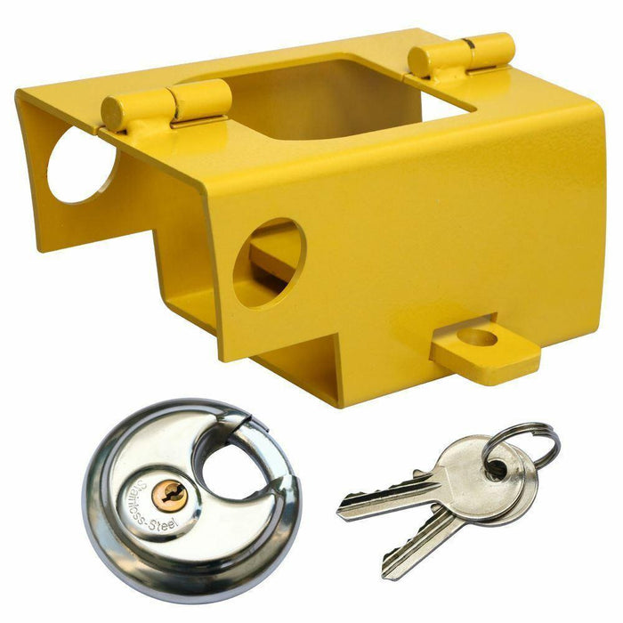 Coupling Hitch Lock Trailer Caravan Universal High Security Padlock Hitchlock - UK Camping And Leisure