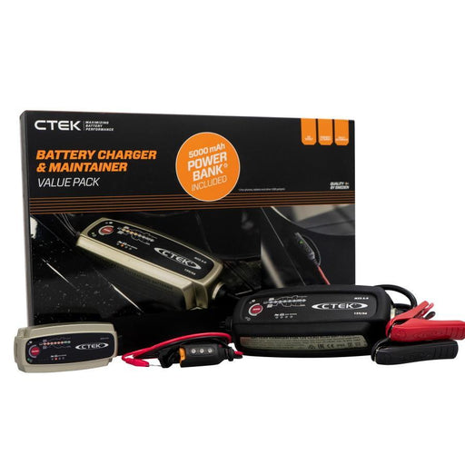 CTEK MXS 5.0 Smart Trickle Battery Charger w Indicator + Powerbank + Bumper CTEK  - Dynamic Drive