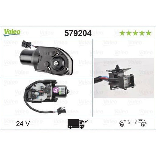 Valeo Wiper Motor 579204 Automotive Part fits Renault Trucks Premium Kerax Midlum Valeo  - Dynamic Drive