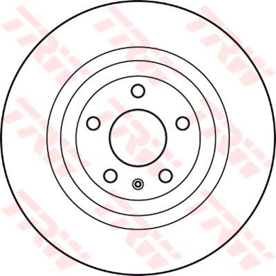 Genuine TRW Brake Disc (Single) DF4818S TRW  - Dynamic Drive