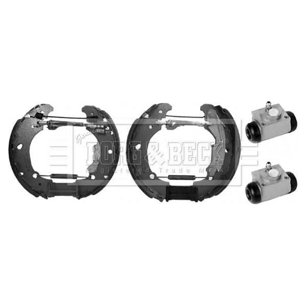 Genuine Borg & Beck Brake Shoe Kit fits Fiat Punto 188 0903 BBS1159K