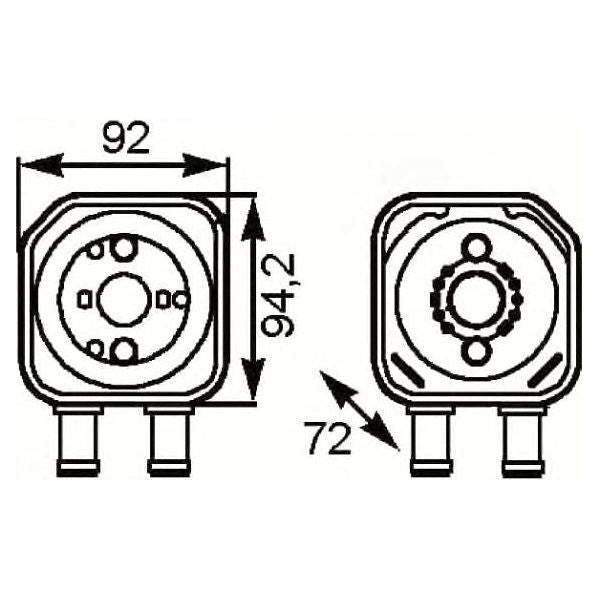 NRF Oil Cooler 31179