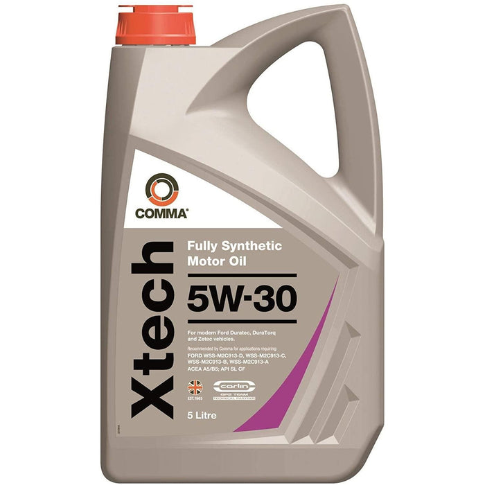 Comma - XTC5L - XTECH 5W30 Fully synthetic motor oil ACEA A5/B5 5L Comma  - Dynamic Drive