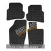 White Trim Tailored Rubber Car Mats for Seat Ibiza 08 ON Set of 4 With 4 Clips UKB4C  - Dynamic Drive