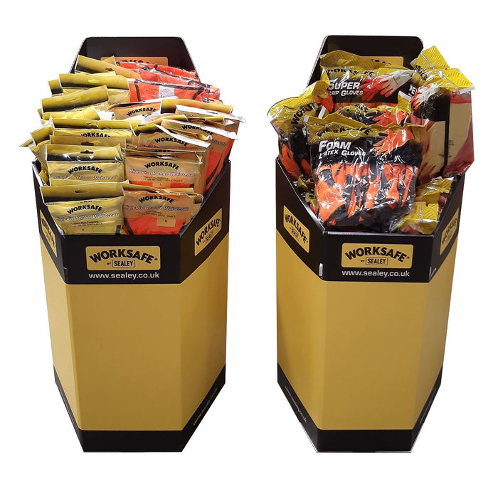 Sealey Worksafe Dump Bin Hi-Vis Waistcoats WDBHV1 Sealey  - Dynamic Drive