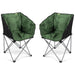 2x Kampa Dometic Tub Lightweight Folding Camping Chair Fern Green Kampa  - Dynamic Drive