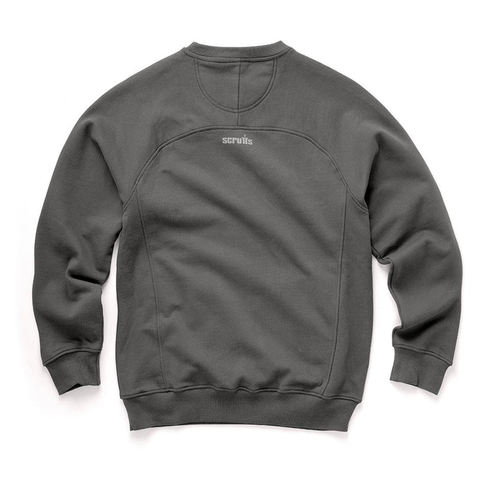 Scruffs Eco Worker Sweatshirt Graphite L T55439 Scruffs  - Dynamic Drive