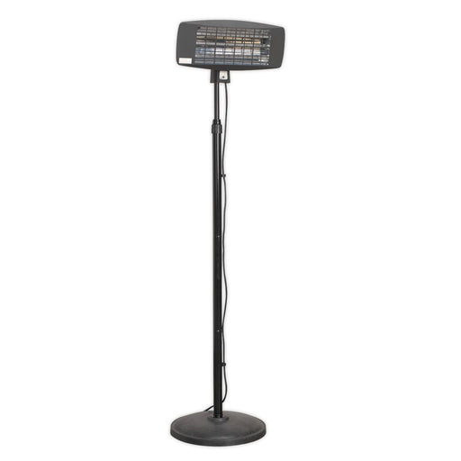 Sealey Infrared Quartz Patio Heater 2000W/230V with Telescopic Floor Stand Sealey  - Dynamic Drive