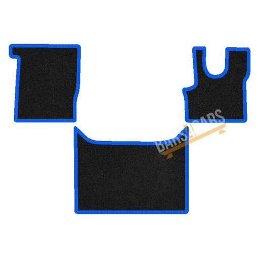 Fully Tailored Blue Trim Carpet Mats for Daf Xf 106 Auto Set of 3 UKB4C  - Dynamic Drive