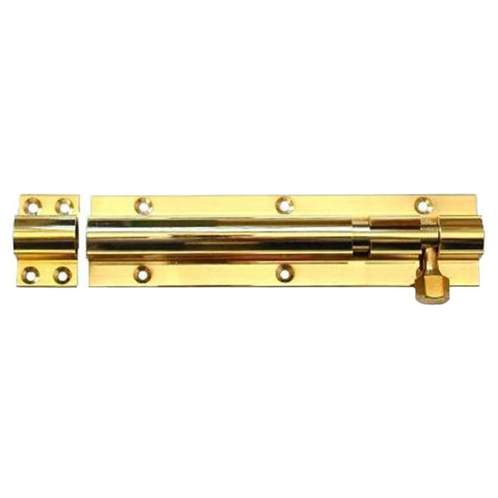 AG Straight Barrel Bolt 2" Brass Caravan/Motorhome Part