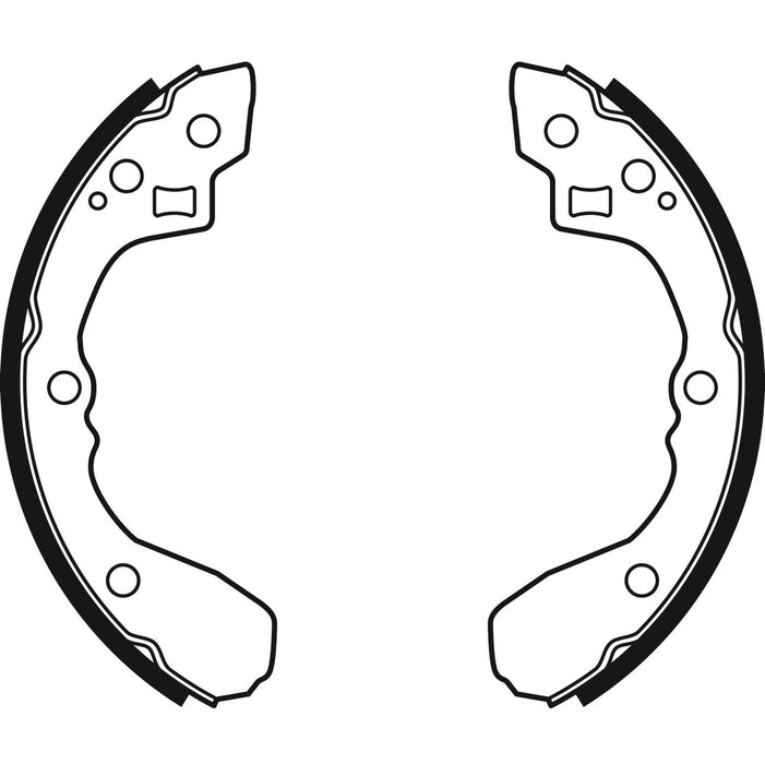 Apec Brake Shoe Rear Fits Kia Mentor Shuma