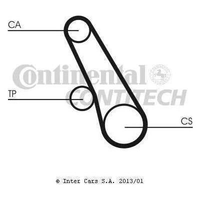 Genuine Continental ContiTech Timing Belt Kit fits Hyundai Mitsubishi CT1109K2 ContiTech  - Dynamic Drive