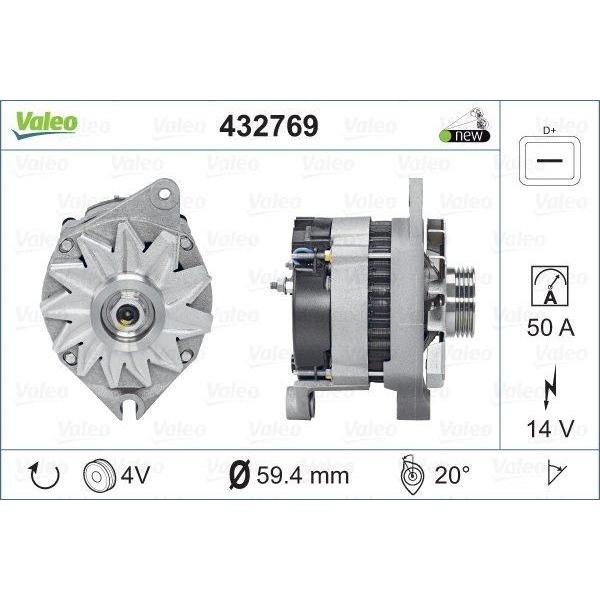 Valeo Alternator 432769 Automotive Part fits Citroen Valeo  - Dynamic Drive