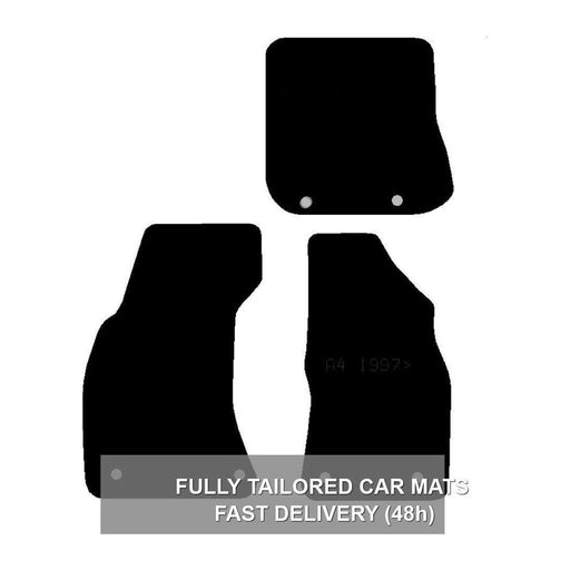 Fully Tailored Black Carpet Car Mats for A4 97 Set of 4 With 8 Clips UKB4C  - Dynamic Drive