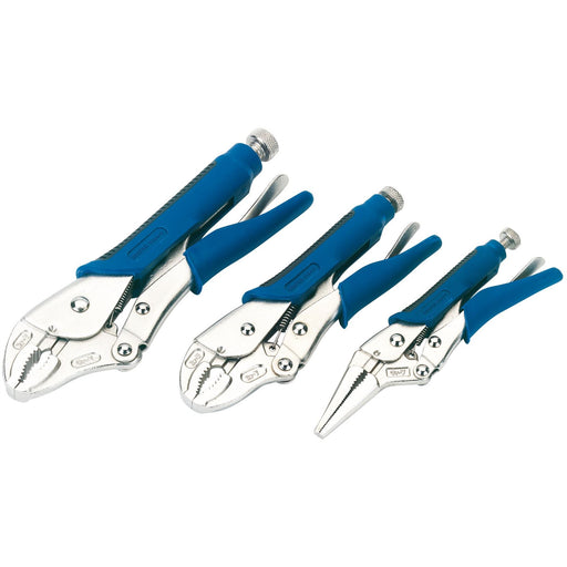 Draper Soft Grip Self Grip Pliers Set (3 Piece) 88293 Draper  - Dynamic Drive