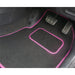 Fully Tailored Pink Trim Carpet Mats fits VW Golf 14 Sv Set of 4 With 4 Clips UKB4C  - Dynamic Drive