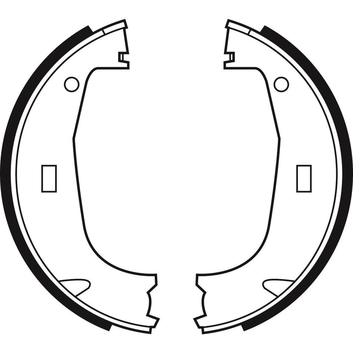 Apec Brake Shoe H/R Fits BMW 3 Series Z1 Z3