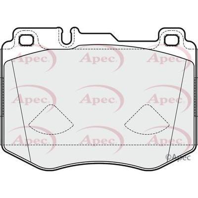 Apec Brake Pads Front Fits Mercedes C Class E Glc Apec  - Dynamic Drive