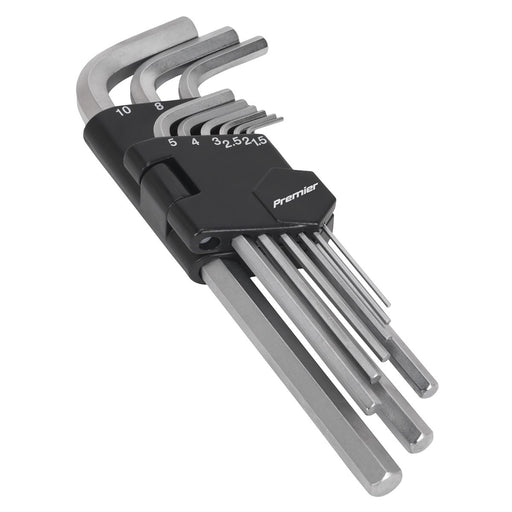 Sealey Hex Key Set 9pc Long Metric AK7136 Sealey  - Dynamic Drive