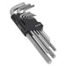 Sealey Hex Key Set 9pc Long Metric AK7136 Sealey  - Dynamic Drive