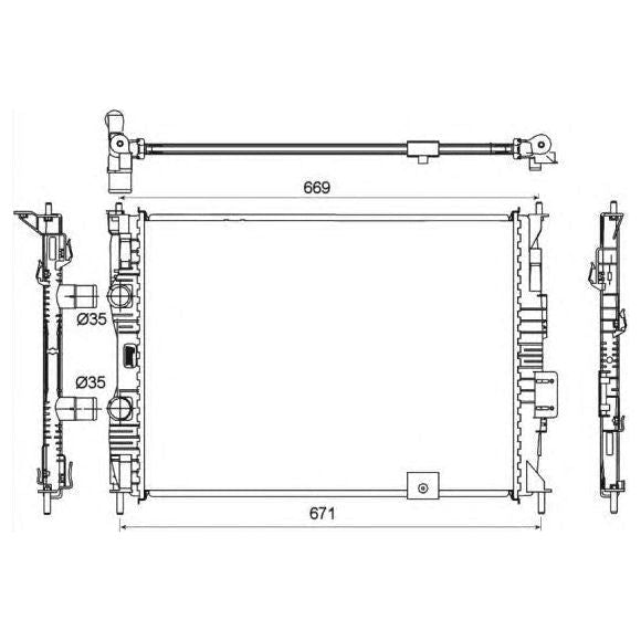 NRF Radiator 53133