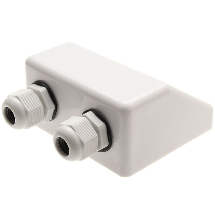 AG Twin White ABS Cable Entry Gland for Caravans & Motorhomes | Reliable and Ef