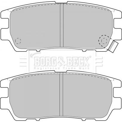 Genuine Borg & Beck Brake Pads fits Mitsubishi Shogun 91 BBP1582 Borg & Beck  - Dynamic Drive