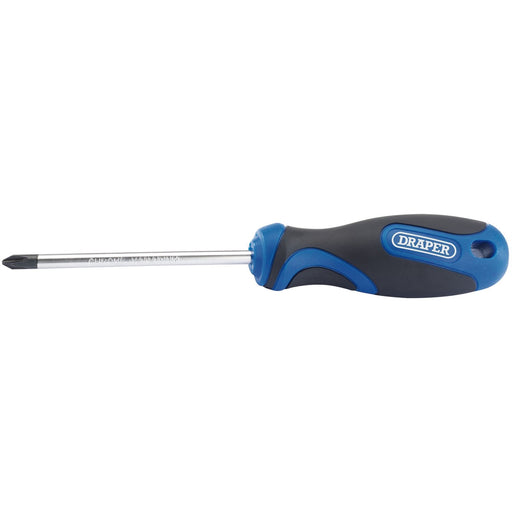 Draper Soft Grip Cross Slot Screwdriver, No.2 x 100mm 48932 Draper  - Dynamic Drive