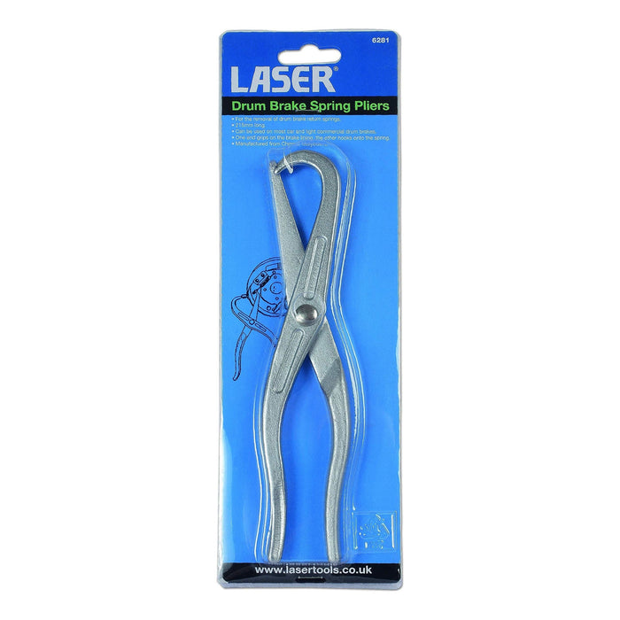 Laser Drum Brake Spring Pliers 6281 Laser Tools  - Dynamic Drive