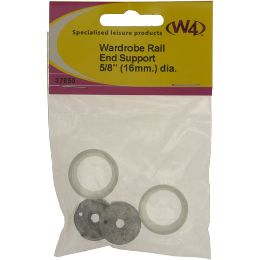 MDS1203 W4 Wardrobe rail end support 2 pack 37850 W4  - Dynamic Drive