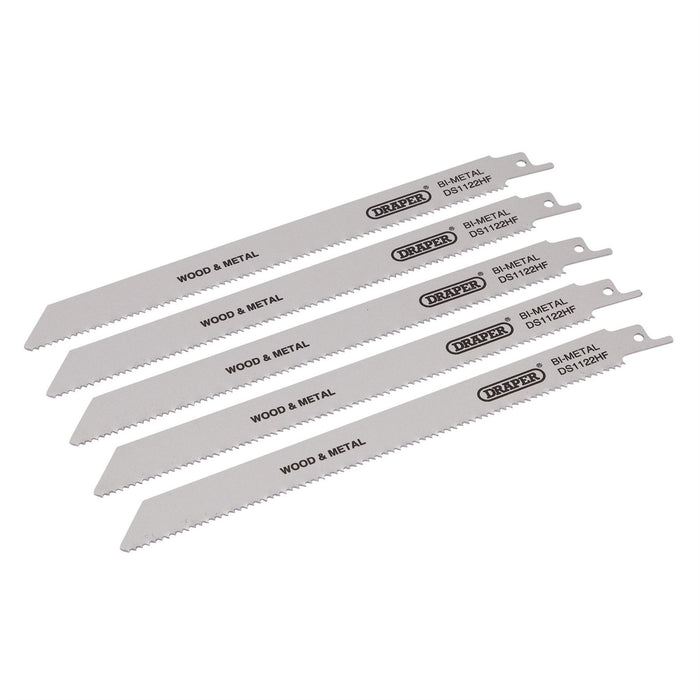 Draper Bi-metal Reciprocating Saw Blades for Multi-Purpose Cutting, 225mm, 10tpi Draper  - Dynamic Drive