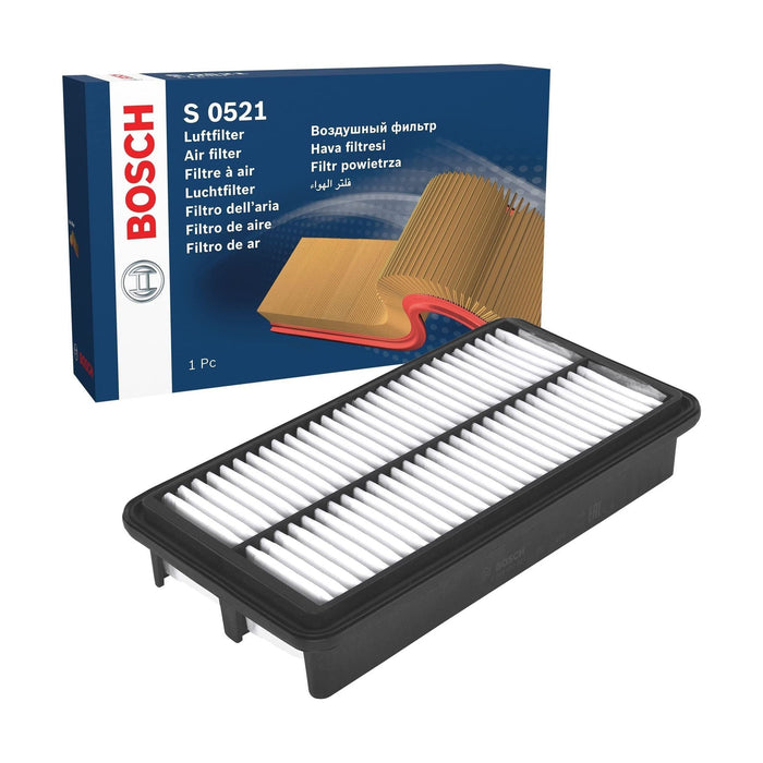 Genuine Bosch Car Air Filter S0521 fits KIA Sedona CRDi - 2.9 - 06-15 F026400521