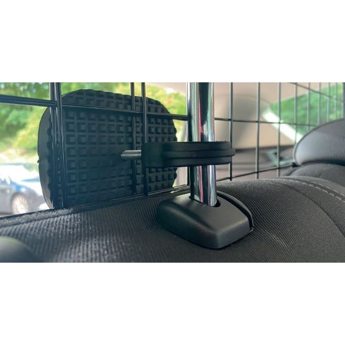 Car SUV Mesh Headrest Dog Guard in Black fits Citroen UKB4C  - Dynamic Drive