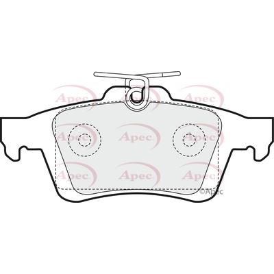 Apec Brake Pads Rear Fits Mazda 3 5