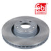 Genuine FEBI Front Brake Discs & Pads Set Vented for Audi A8 Febi Bilstein  - Dynamic Drive