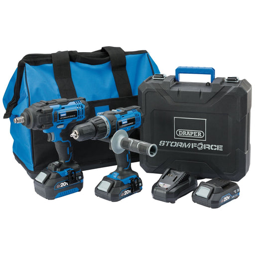 Draper Storm Force 20V Cordless Workshop Kit (7 Piece) 40451 Draper  - Dynamic Drive