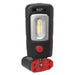 Sealey Rechargeable 360 Inspection Light 3W COB & 1W SMD LED Black Lithium-Polym Sealey  - Dynamic Drive